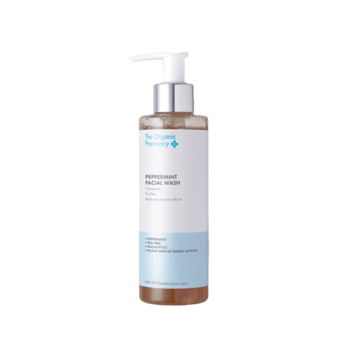THE ORGANIC PHARMACY pipirmėčių veido prausiklis PEPPERMINT FACIAL WASH, 200 ml
