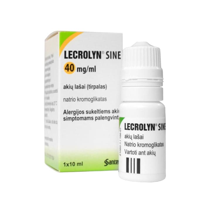 LECROLYN SINE 40 mg/ml, akių lašai, tirpalas, N1