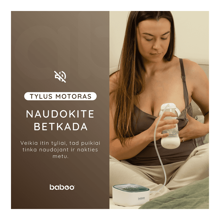 BABOO elektrinis pientraukis su 3D pieno nutraukimo technologija, 1 vnt.-1