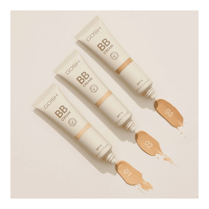 GOSH BB kremas, 02 BEIGE, SPF 15, 30 ml-1