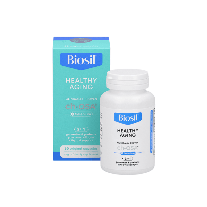 BIOSIL HEALTHY AGING, 60 kapsulių