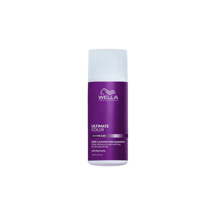WELLA PROFESSIONALS dažytų plaukų šampūnas STEP 1, ULTIMATE COLOR, 50 ml