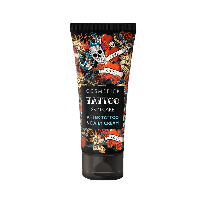 COSMEPICK apsauginis kasdienis kremas tatuiruotai odai, 80 ml