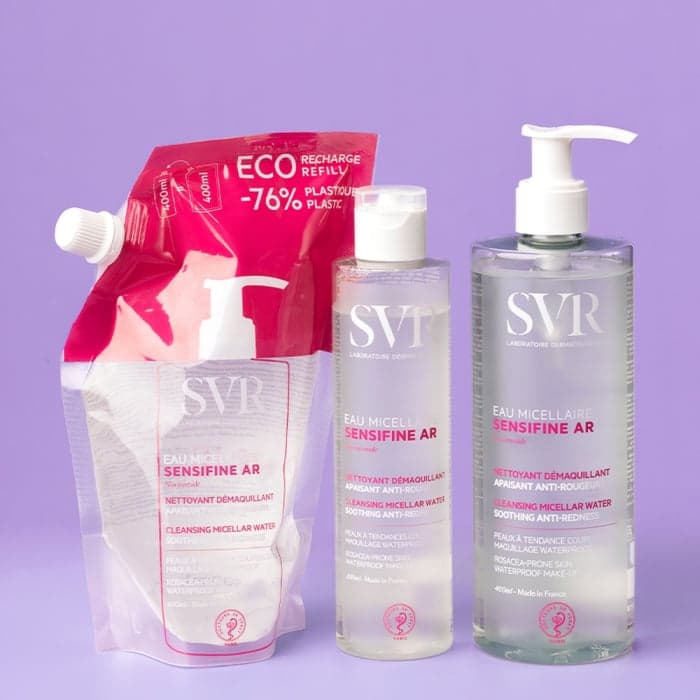 SVR micelinis vanduo jautriai, raustančiai odai SENSIFINE AR, 100 ml-1