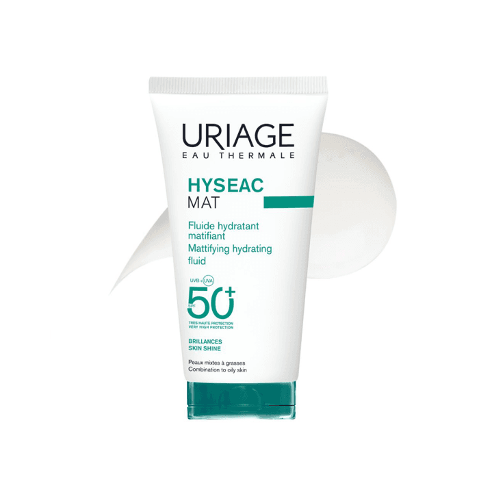URIAGE apsauginė emulsija HYSEAC MAT, SPF50+, 50 ml-1
