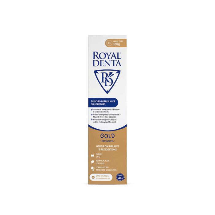 ROYAL DENTA dantų pasta su auksu dantenų stiprinimui GOLD, 130 g-2