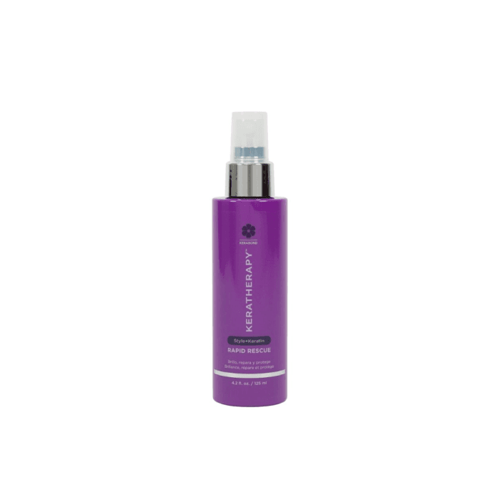 KERATHERAPY purškiklis su keratinu pažeistiems plaukams Keratin Infused Rapid Rescue, 125 ml