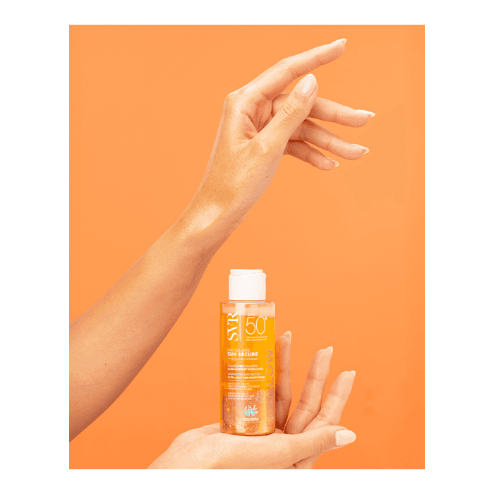 SVR švytintis apsauginis vanduo nuo saulės Sun Secure Eau Solaire Glow SPF50+, 100 ml-2