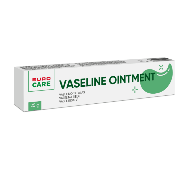 EUROCARE vazelino tepalas, 25 g-1