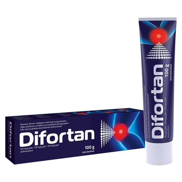 Difortan 100 mg/g, Gelis, N1-1