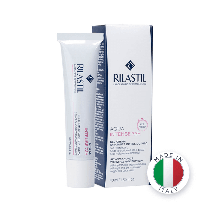 RILASTIL drėkinamasis kreminis gelis AQUA INTENSE 72 H, 40 ml