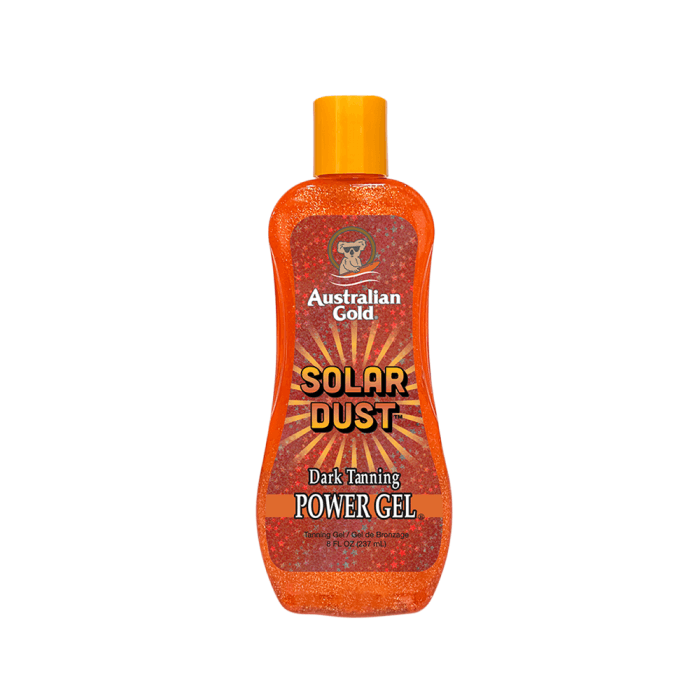 AUSTRALIAN GOLD deginimosi gelis su blizgesiu Solar Dust, 236 ml