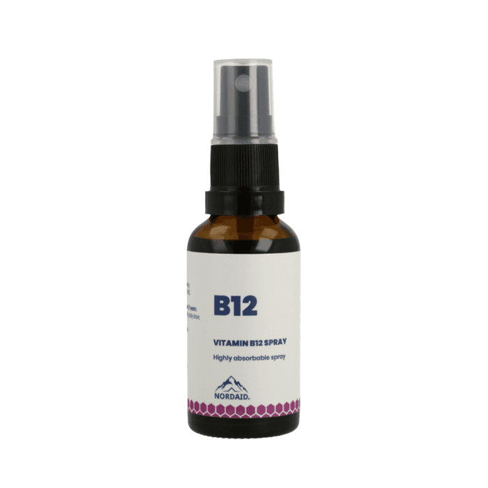 NORDAID purškiamas vitaminas B12, 800 µg, šaltmėtės skonio, 30 ml-2