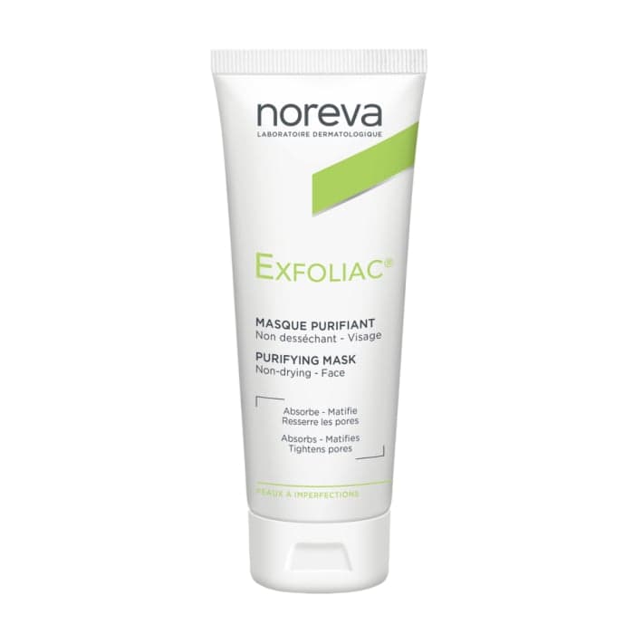 NOREVA odos poras valanti kaukė EXFOLIAC, 50 ml