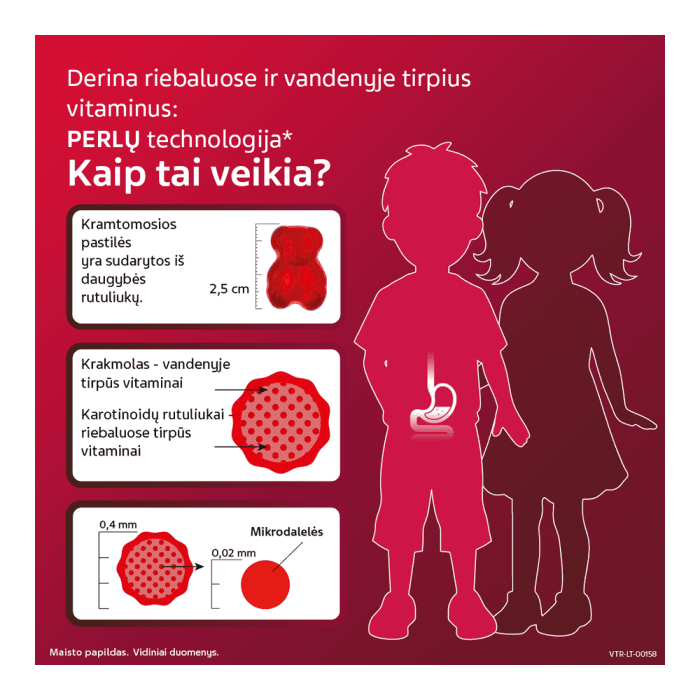 VitirON™ KIDS Immunity, 50 kramtomųjų guminukų-2