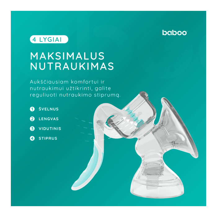 BABOO rankinis pientraukis, 1 vnt.-2