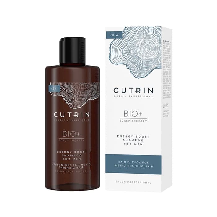CUTRIN energizuojamasis šampūnas vyrams nuo plaukų slinkimo BIO+, 250 ml