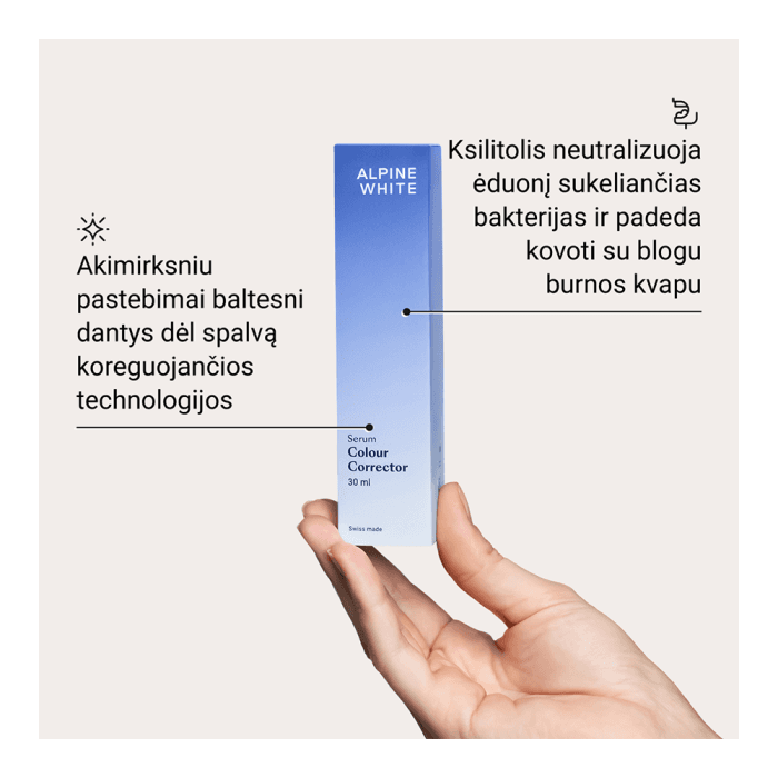 ALPINE WHITE, Balinantis serumas dantims, 30ml, 30 ml-1