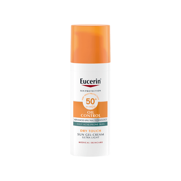 EUCERIN gelis-kremas veidui  SUN OIL CONTROL SPF 50+, 50 ml