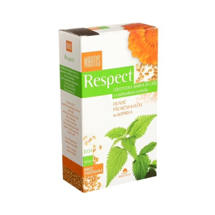 MARTIS RESPECT ilgalaikiai plaukų dažai NR. 04, ruda spalva, 135 ml