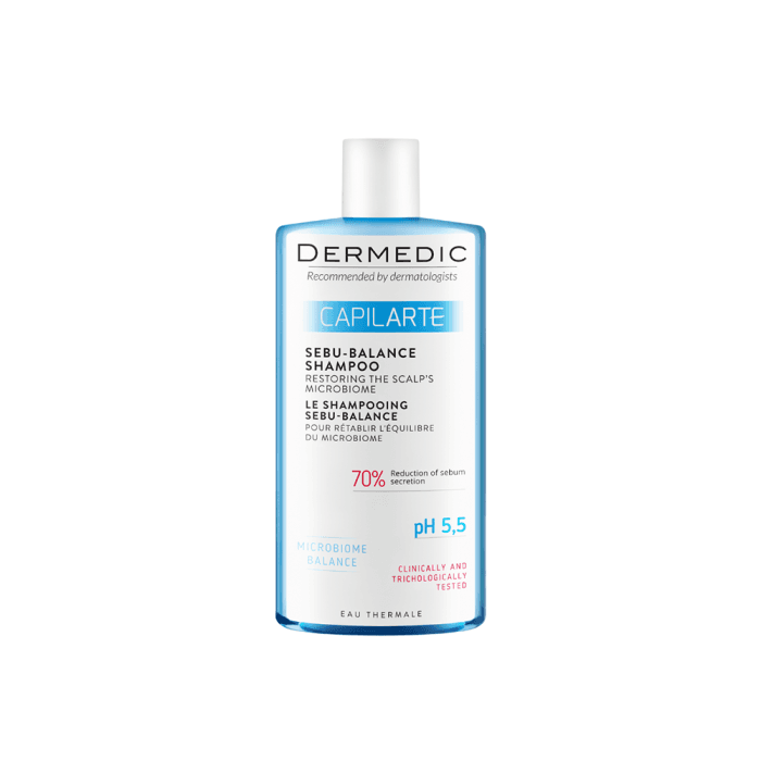 DERMEDIC šampūnas riebiai galvos odai CAPILARTE, 300 ml
