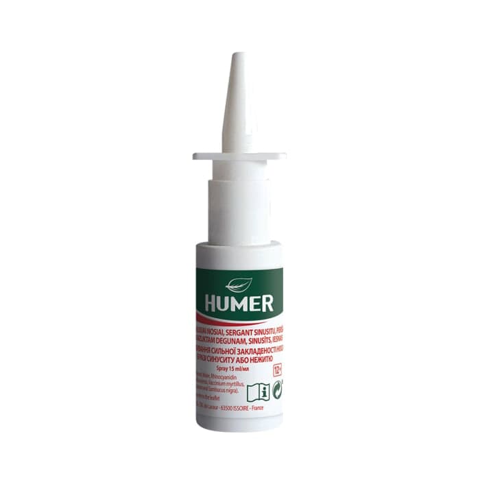 HUMER nosies purškalas nuo sinusito, nuo 12 m., 15 ml-1