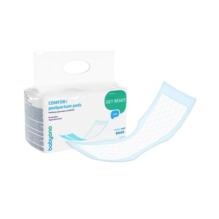 BABYONO įklotai po gimdymo COMFORT, 597, 10 vnt.-1