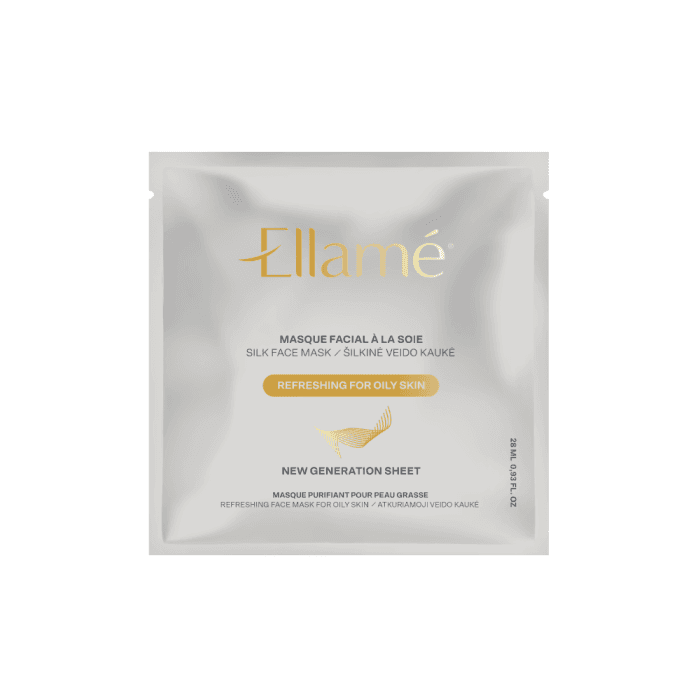 ELLAME šilkinė veido kaukė Refreshing Complex, 1 vnt.