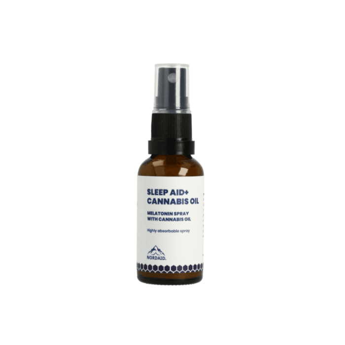 NORDAID SLEEP AID MELATONIN+CANNABIS OIL purškalas 1mg, 30 ml-2