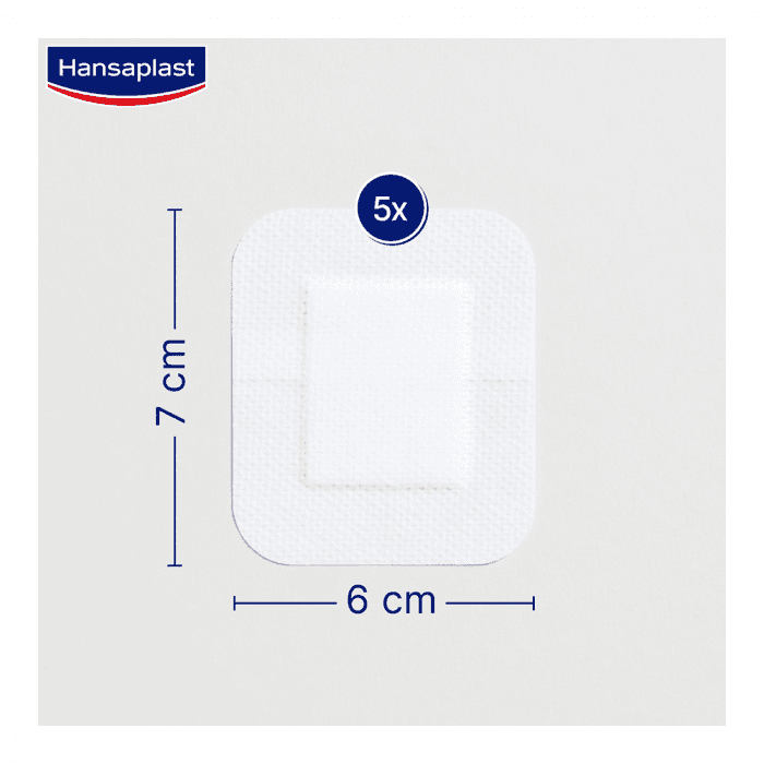 HANSAPLAST pleistrai SENSITIVE XL, 5 pleistrai-1