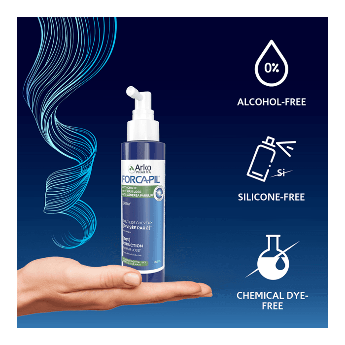FORCAPIL® ANTI-HAIR LOSS SPRAY-purškiklis, padedantis mažinanti plaukų slinkimą,, 125 ml-1