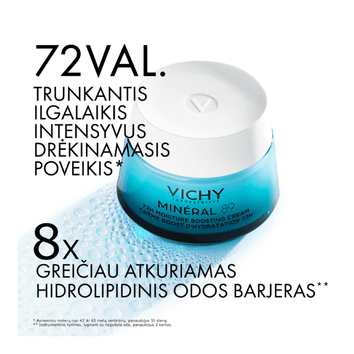 VICHY lengvas drėkinamasis veido kremas MINERAL 89 LIGHT CREAM, 50 ml-2
