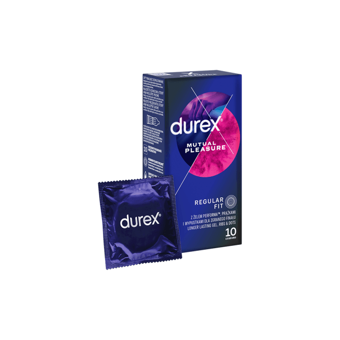 DUREX prezervatyvai MUTUAL PLEASURE, 10 vnt.-1