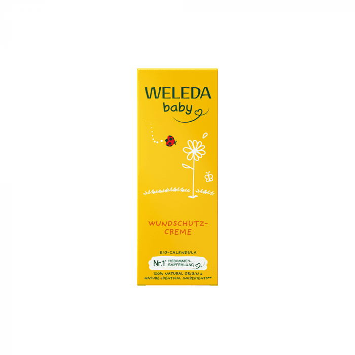 WELEDA CALENDULA BABY vaikiškas kremas nuo iššutimų su cinku ir medetkomis, 75 ml-1