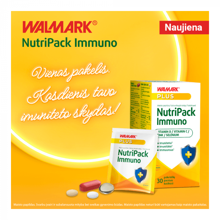 WALMARK maisto papildas NUTRIPACK IMMUNO, 30 pakelių-2