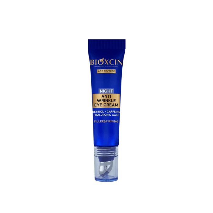 BIOXCIN AGE REVERSE naktinis paakių kremas su hialurono rūgštimi, 15 ml