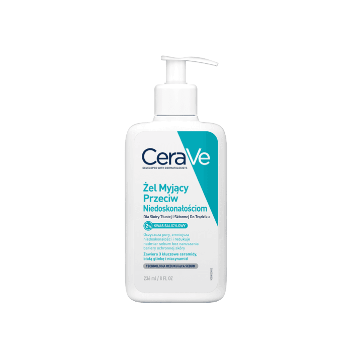CERAVE prausiamasis gelis probleminei, riebiai ir į aknę linkusiai odai, 236 ml