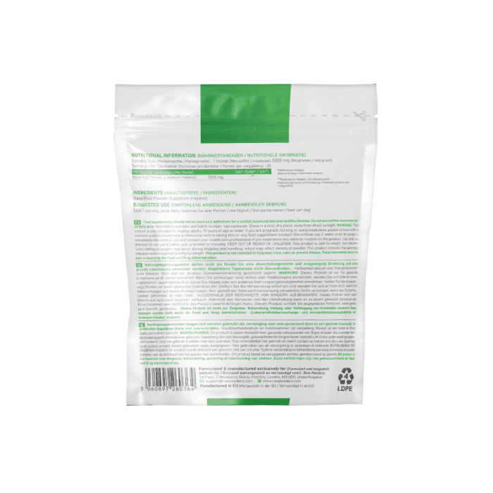 RAW POWDERS MACA ŠAKNIES MILTELIAI, 100 g-1