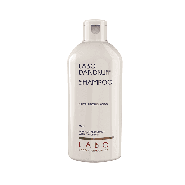 LABO DANDRUFF šampūnas su 3 hialurono rūgštimis nuo pleiskanų vyrams, 200 ml