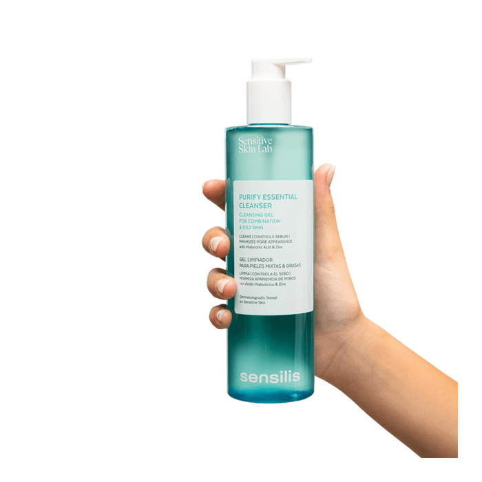SENSILIS prausiamasis gelis mišriai, riebiai odai, 400 ml-1