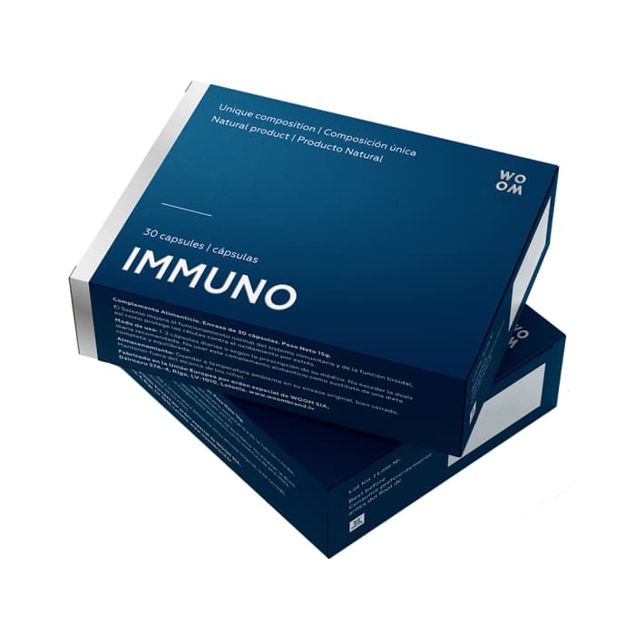 WOOM natūralus maisto papildas IMMUNO, 30 kapsulių-1