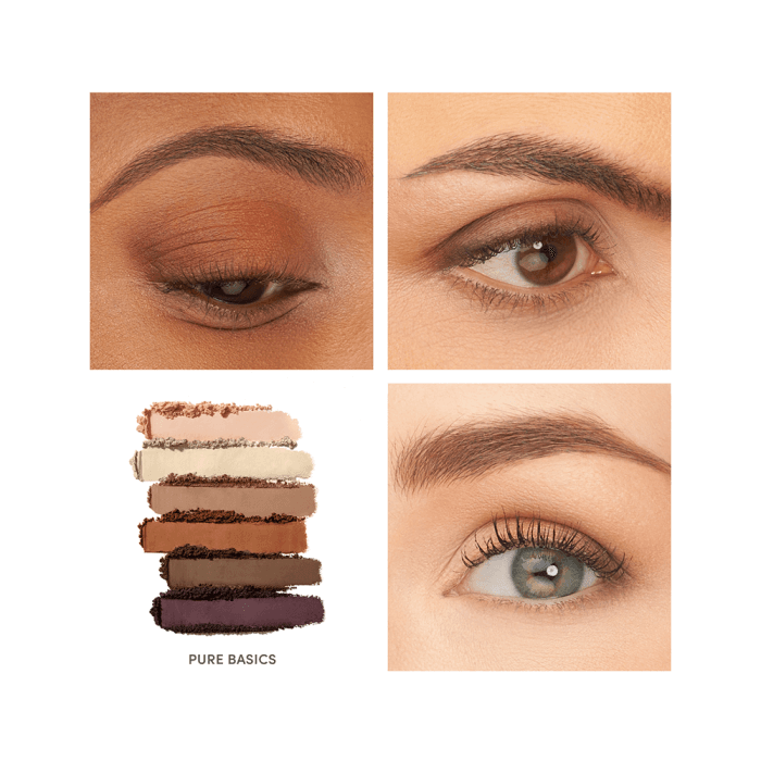 JANE IREDALE šešių spalvų akių šešėlių paletė PURE BASICS, 10 g-1