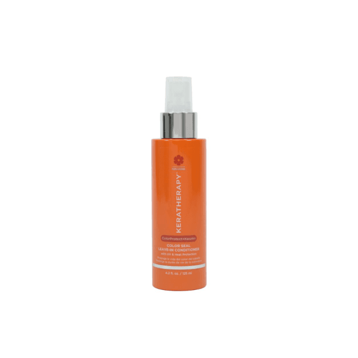 KERATHERAPY nenuplaunamas kondicionierius dažytiems plaukams Color Seal Leave In Spray, 125 ml