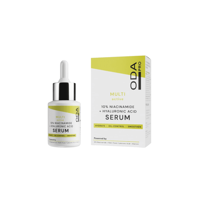 ODA PRO serumas su 10 % niacinamido ir hialurono rūgštimi  MULTI ACTIVE, 30 ml-1