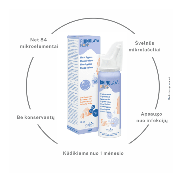 RHINOLAYA KIDS Himalajų druskos nosies purškalas, 50 ml-2