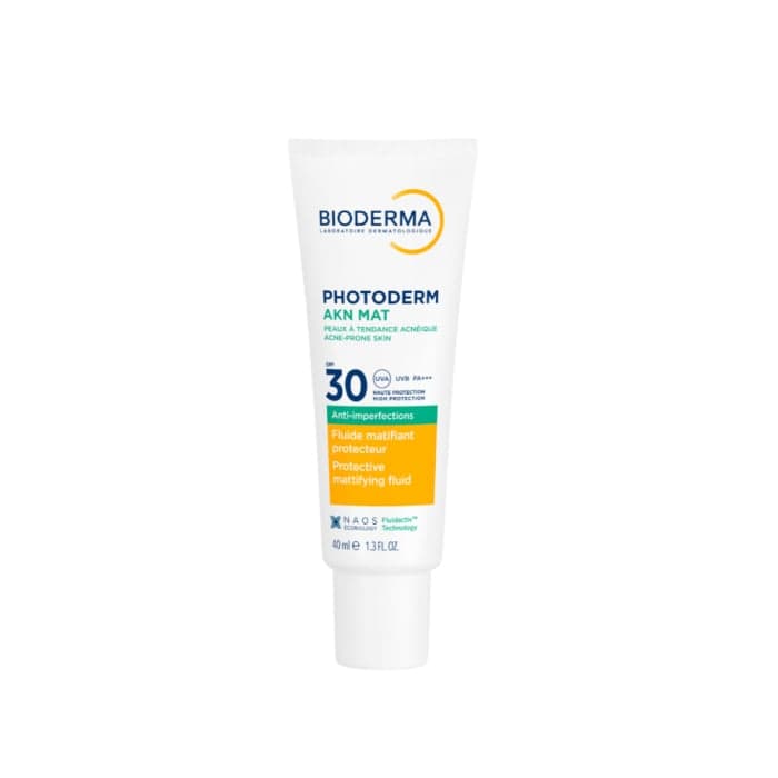 BIODERMA apsauga nuo saulės mišriai, riebiai bei į spuogus linkusiai odai, PHOTODERM AKN MAT SPF30, 40 ml-1