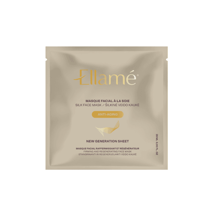 ELLAME šilkinė veido kaukė Anti-aging Complex, 1 vnt.