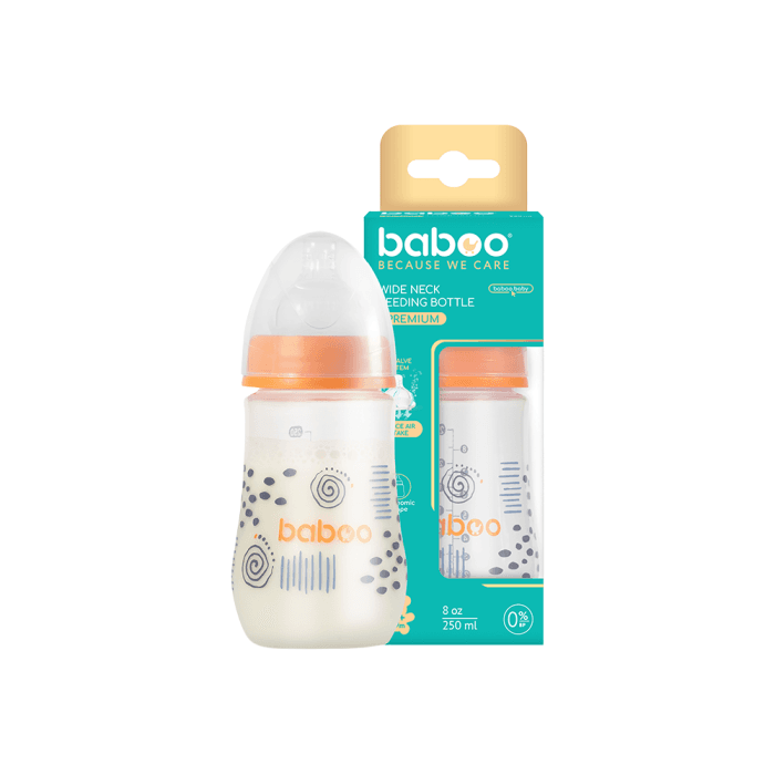 BABOO® antikolinis maitinimo buteliukas, 250 ml, 3+ mėn, Blue Haze, 1 vnt.