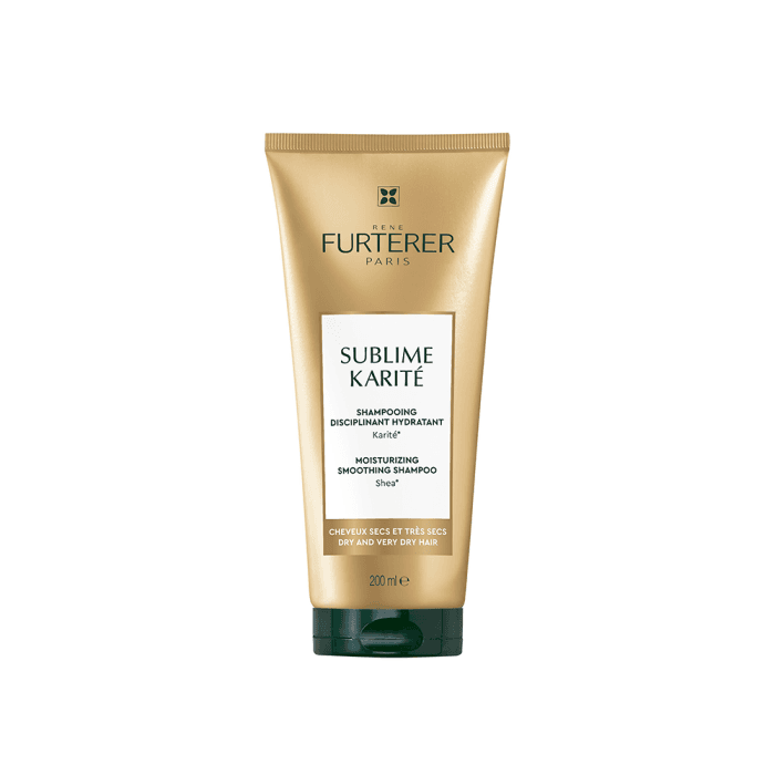RENE FURTERER drėkinantis šampūnas su taukmedžio aliejumi sausiems ir labai sausiems plaukams SUBLIME KARITE, 200 ml