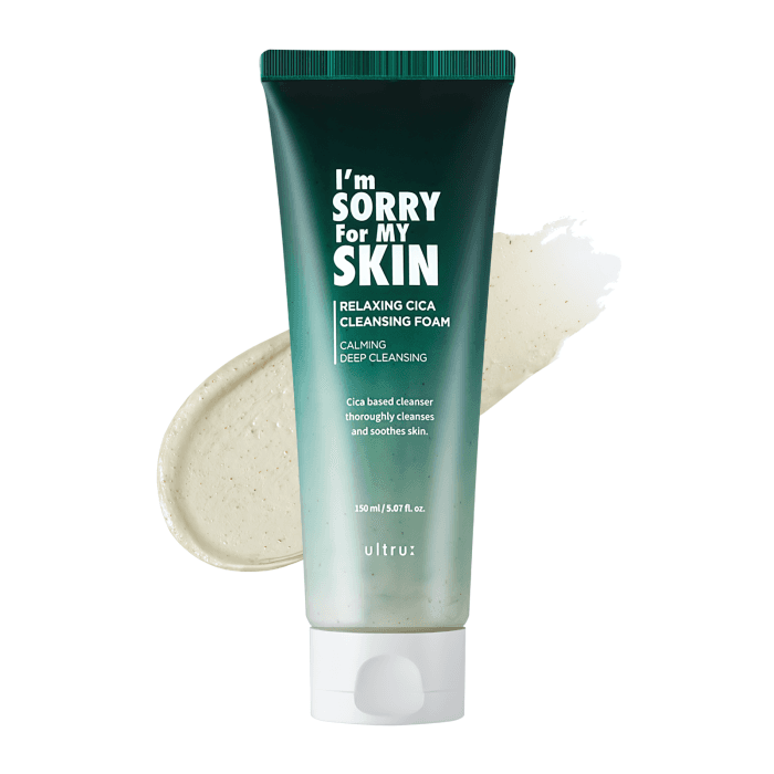 Valomosios putos I'm Sorry For My Skin Relaxing Cica Cleansing Foam, 150 ml-1
